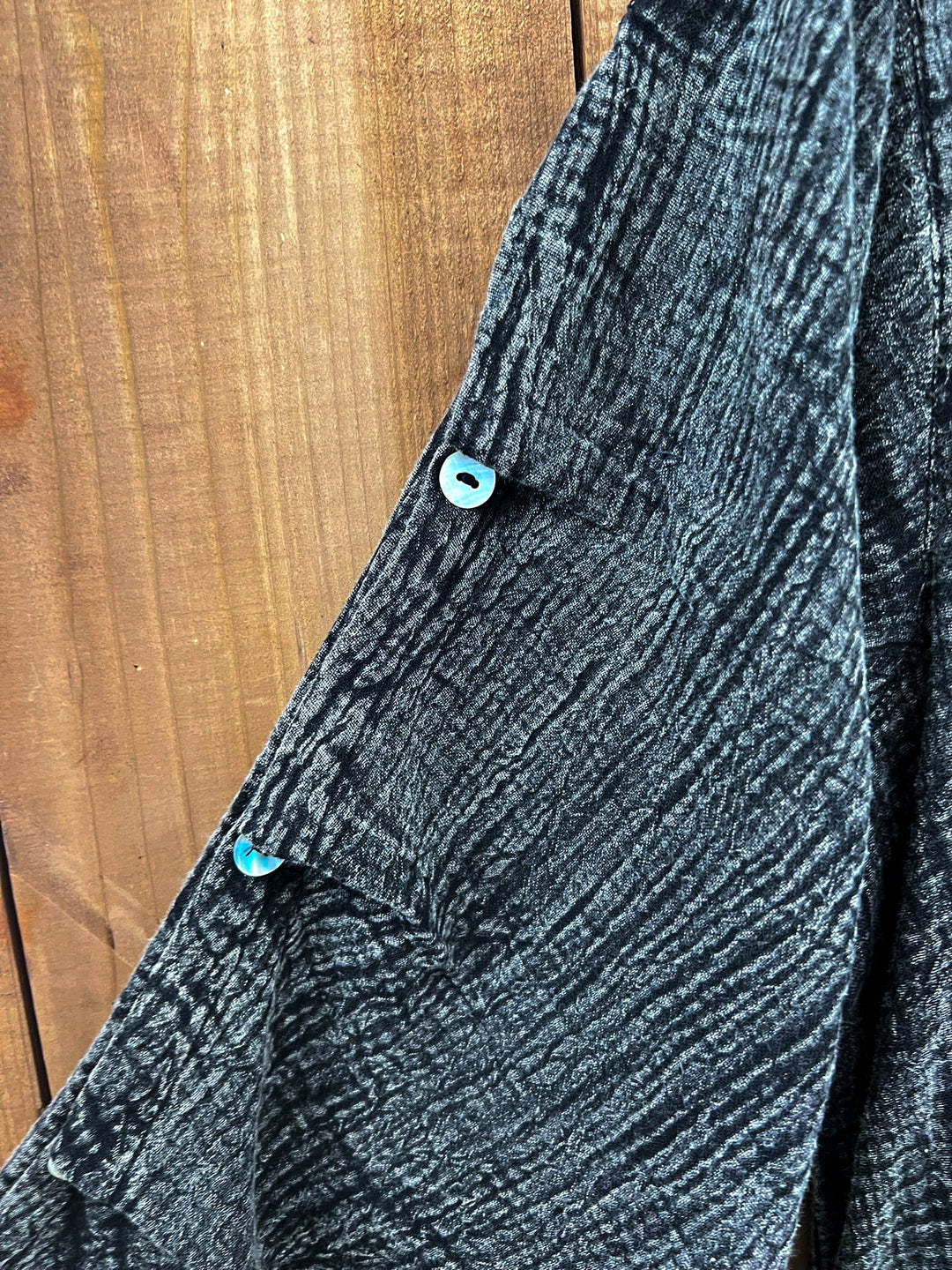 Stormy Skies 1OO% Cotton Tunic - Charcoal Stone