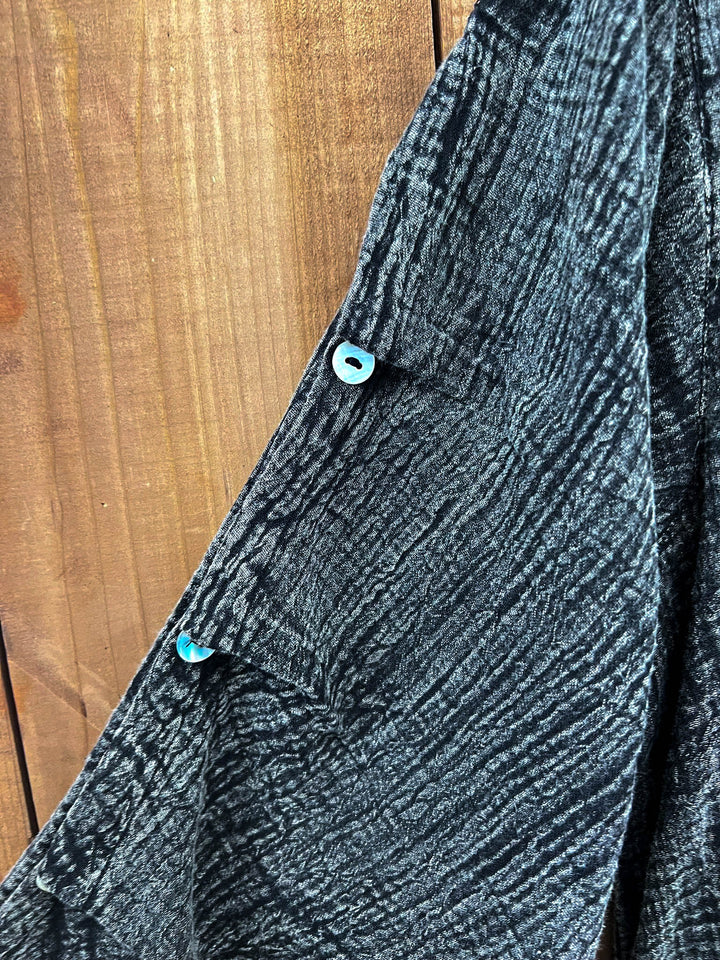 Stormy Skies 1OO% Cotton Tunic - Charcoal Stone