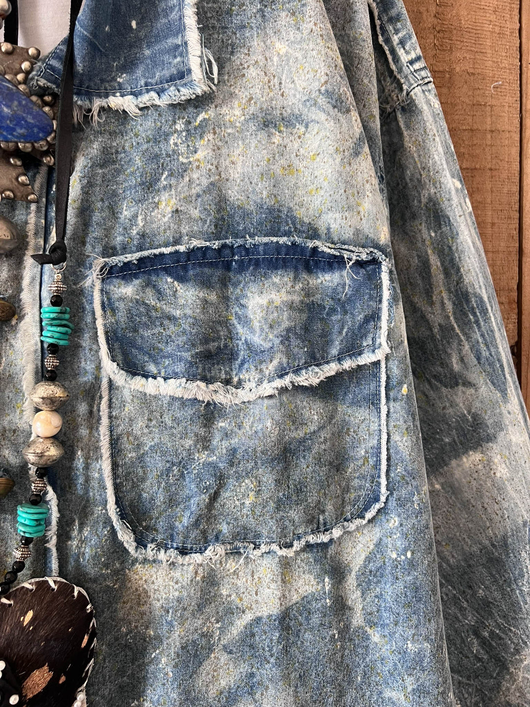We Are the People Denim Oversized Shirt Jacket - 100% Cotton