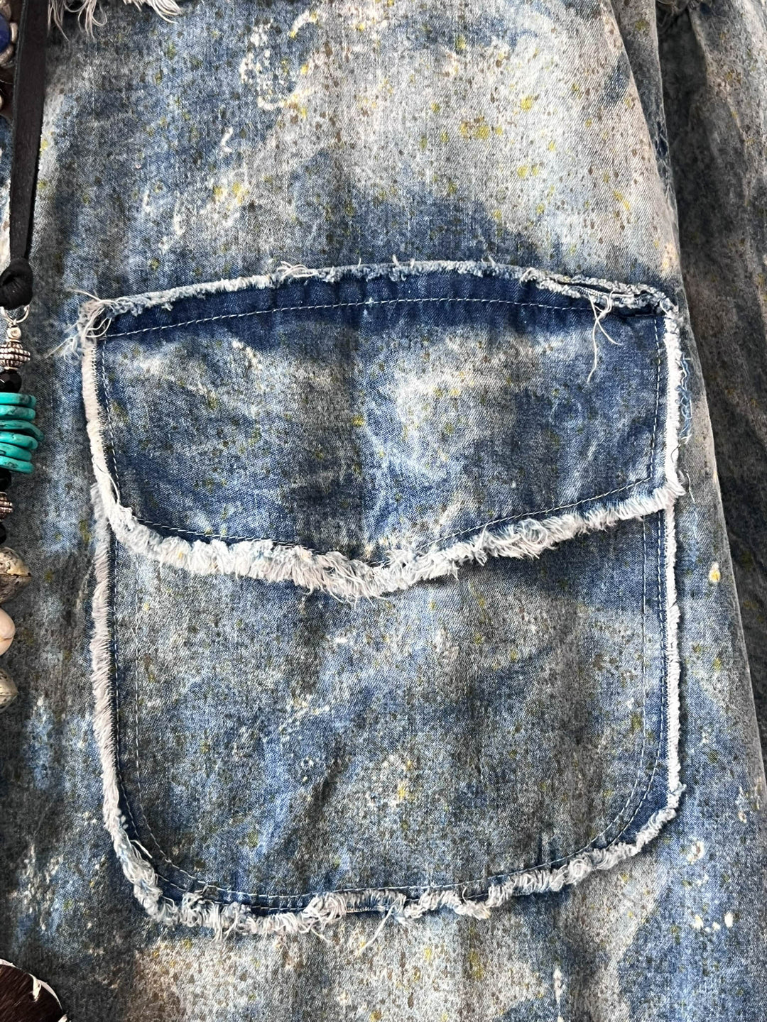 We Are the People Denim Oversized Shirt Jacket - 100% Cotton