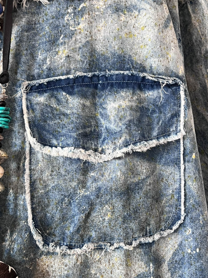 We Are the People Denim Oversized Shirt Jacket - 100% Cotton