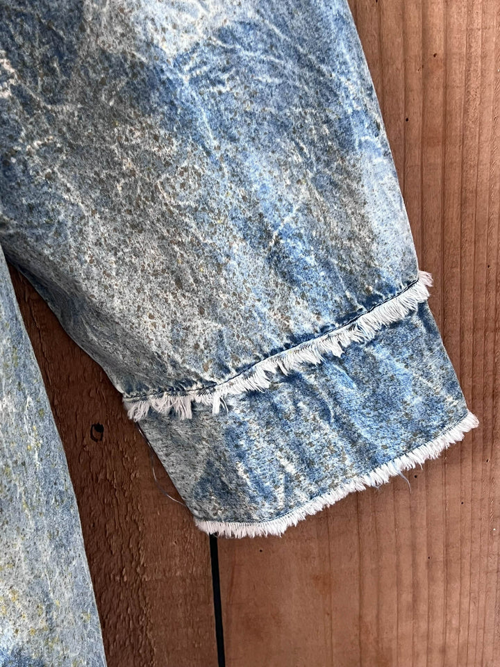 We Are the People Denim Oversized Shirt Jacket - 100% Cotton