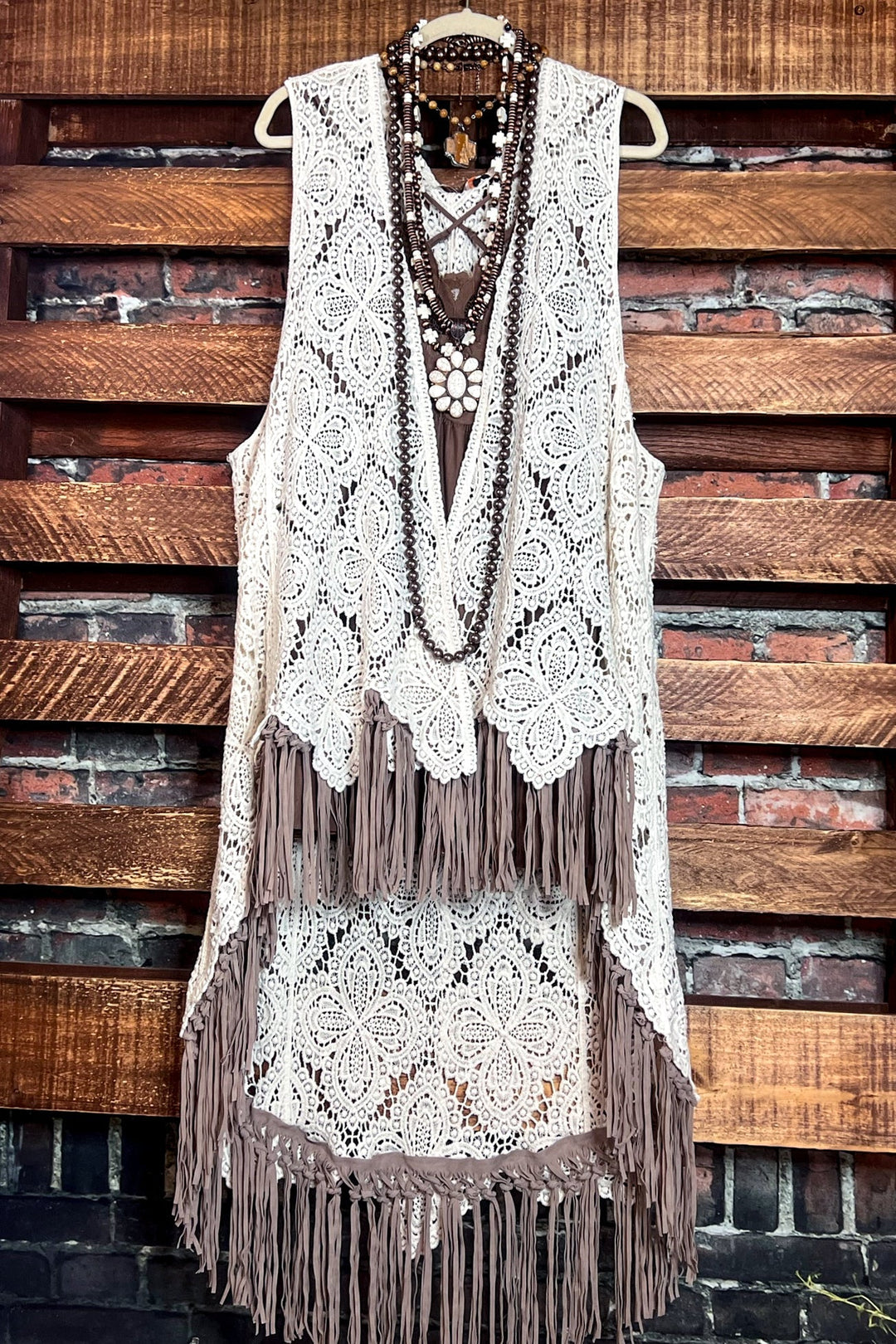 Arrows & Cactus Crochet Vest