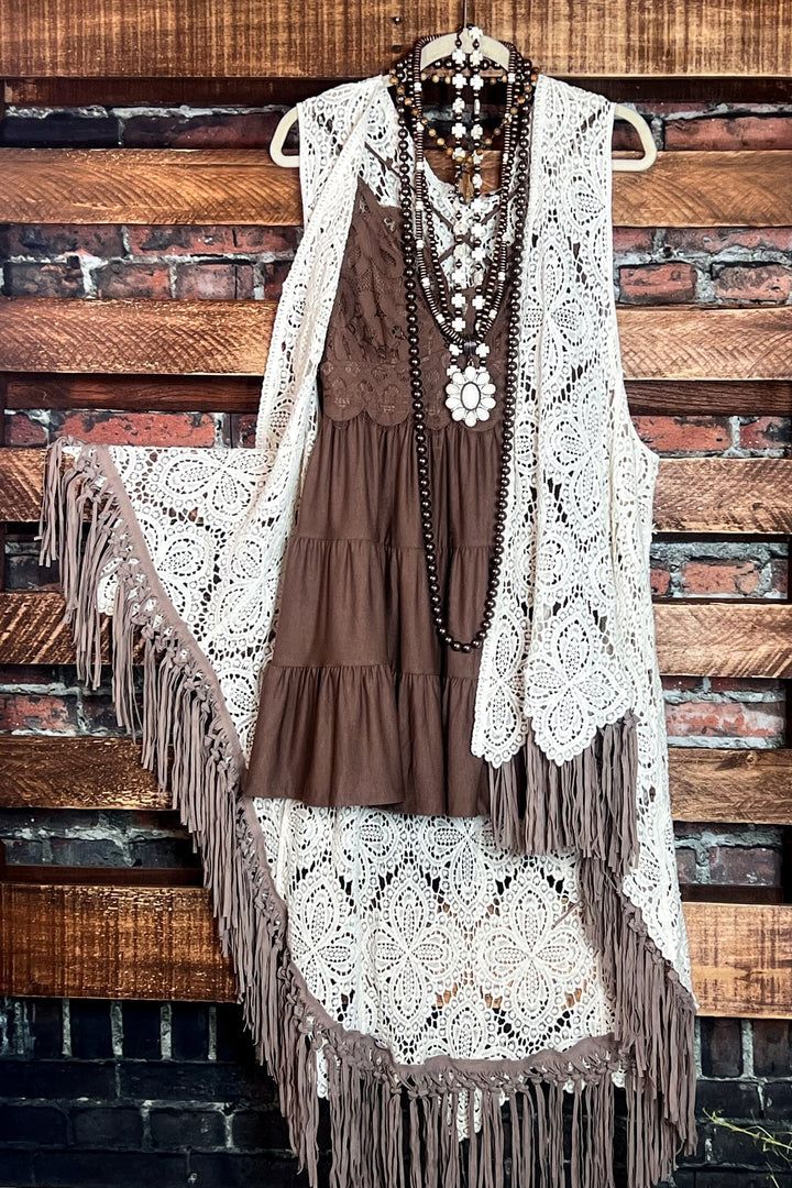 Arrows & Cactus Crochet Vest