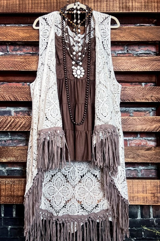 Arrows & Cactus Crochet Vest