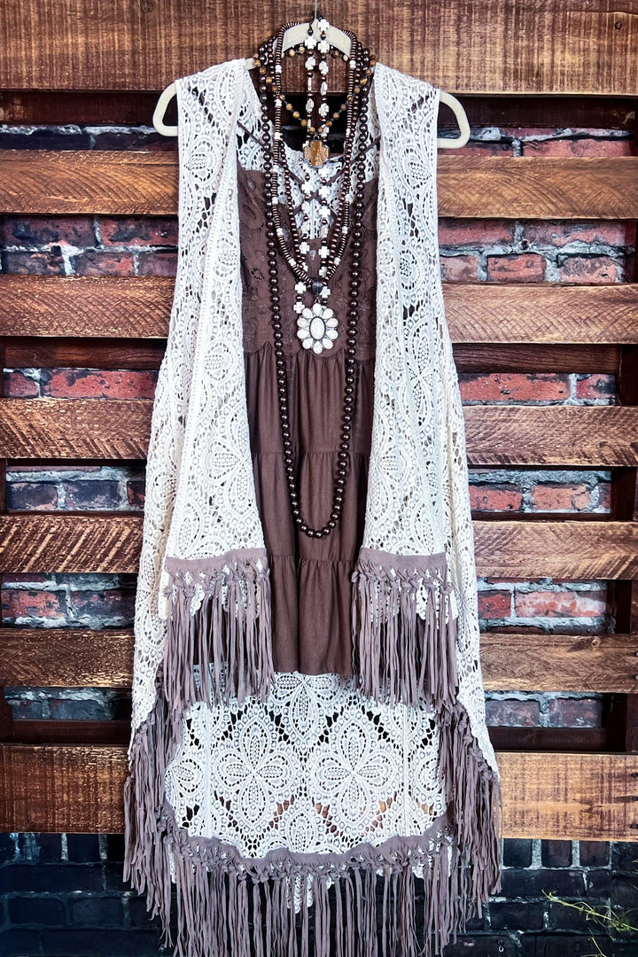 Arrows & Cactus Crochet Vest