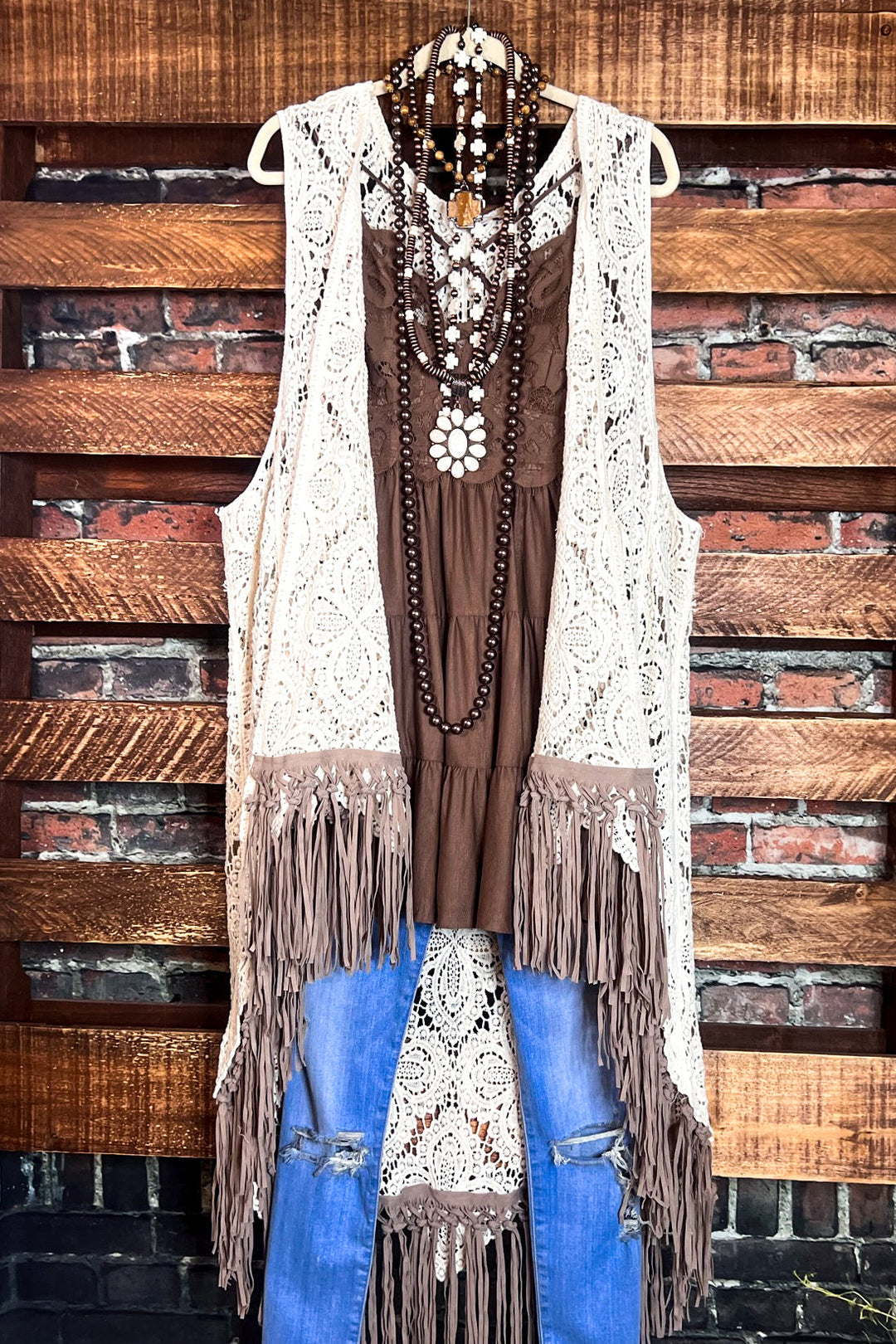 Arrows & Cactus Crochet Vest