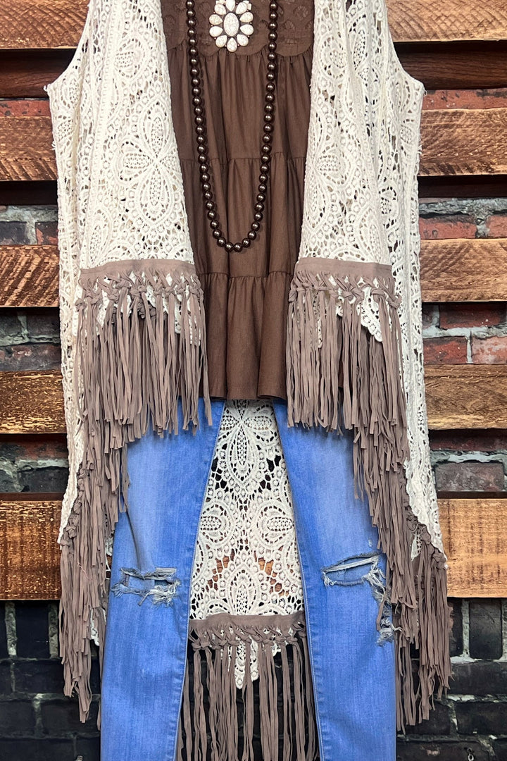 Arrows & Cactus Crochet Vest
