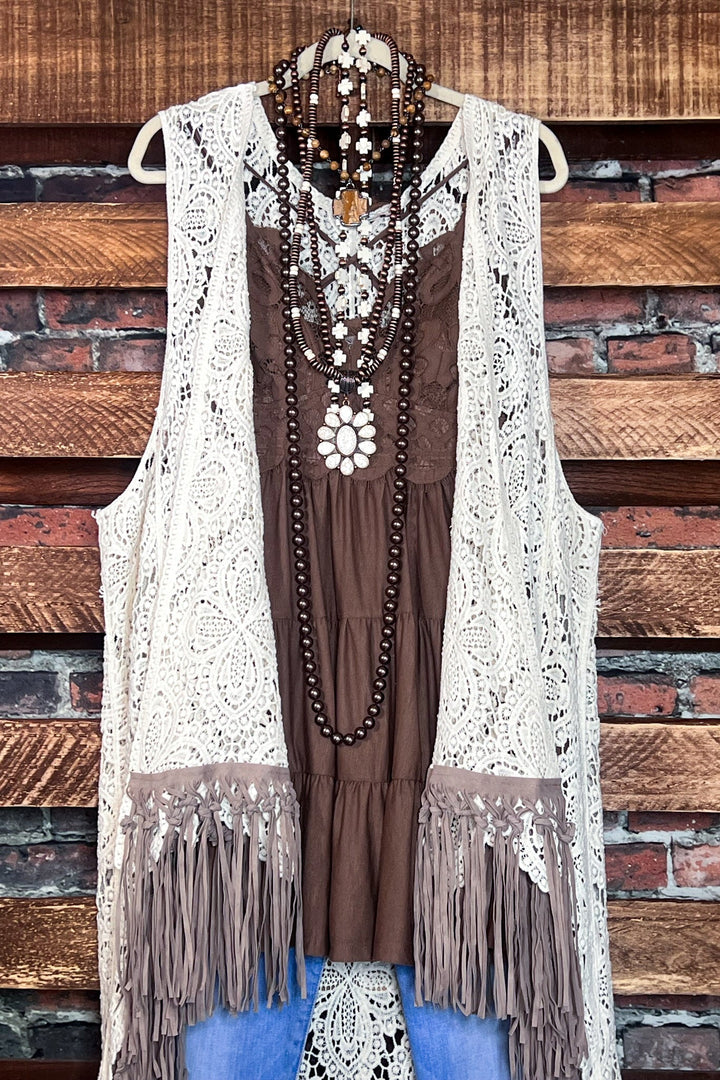 Arrows & Cactus Crochet Vest