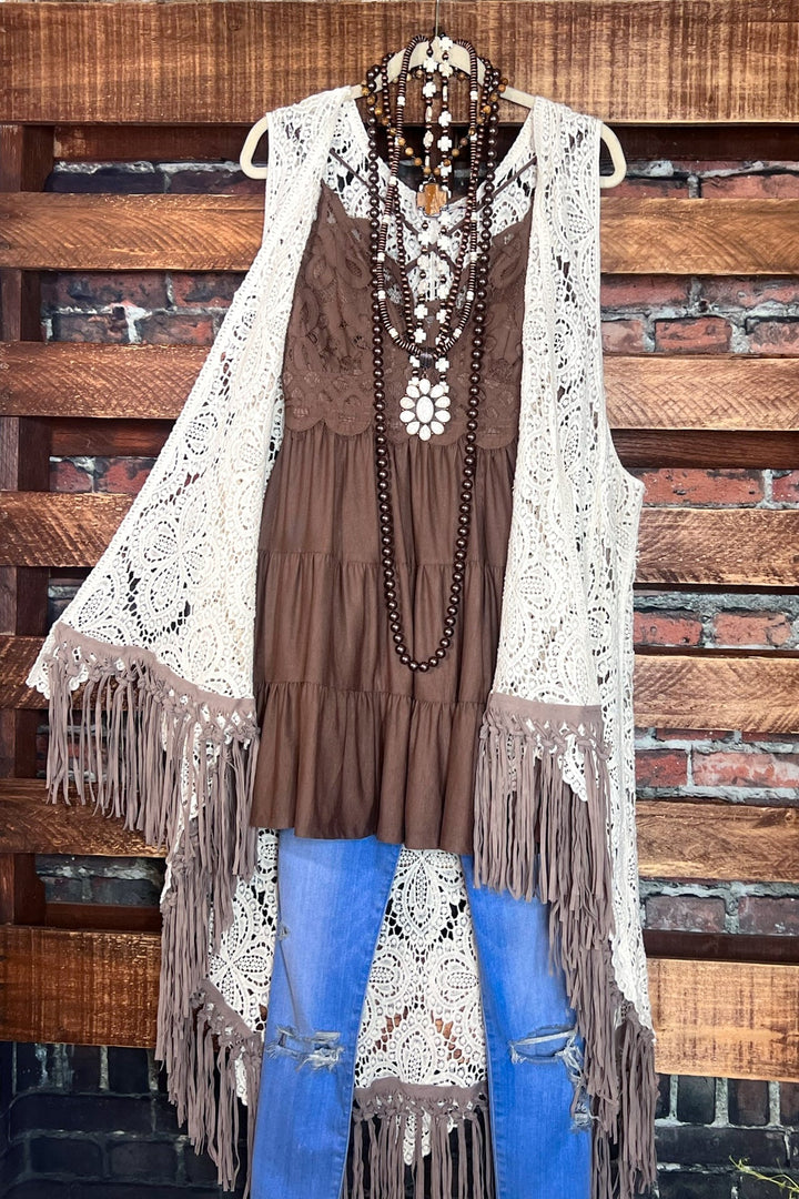 Arrows & Cactus Crochet Vest