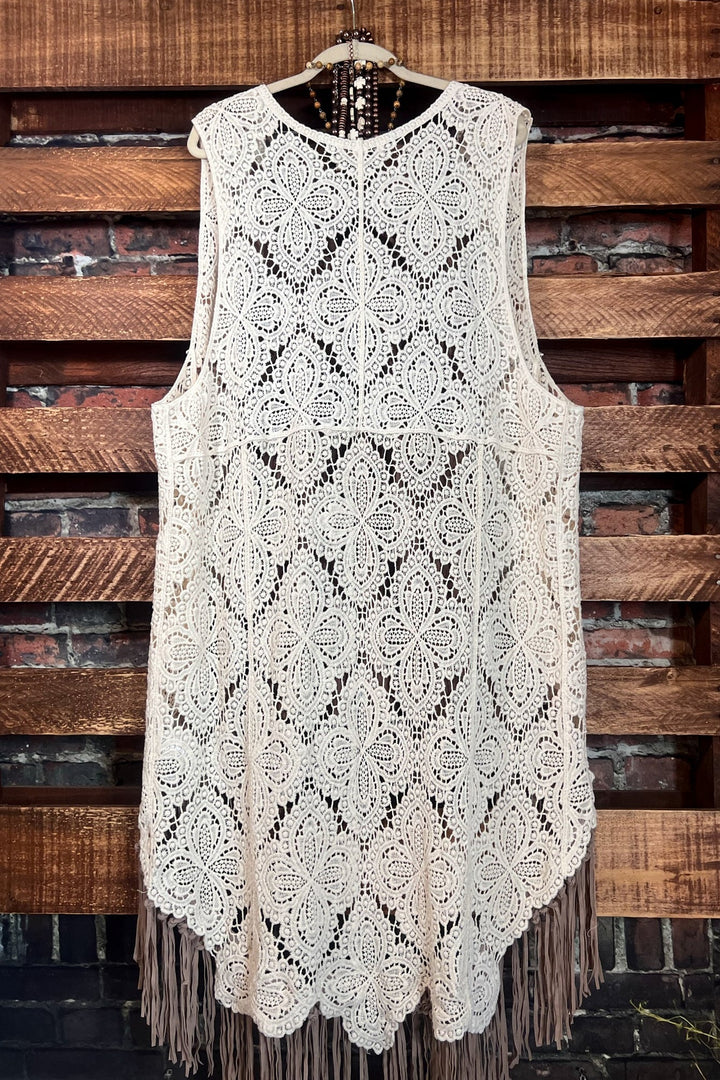 Arrows & Cactus Crochet Vest