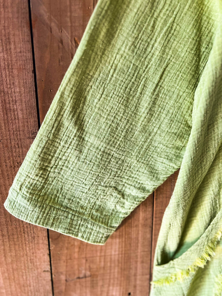 Just The Simple Things 1OO% Cotton Tunic - Green