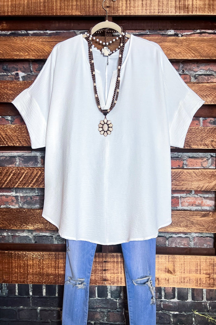 CITY CLASSIC PERFECT OVERSIZED TUNIC OFF WHITE