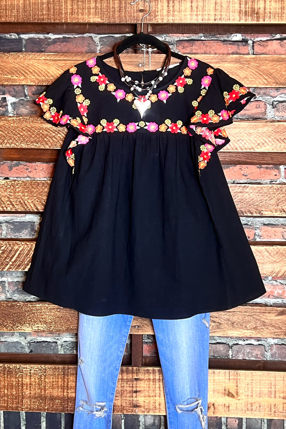 16-18 SIZE - 100% COTTON EMBROIDERED BLOUSE -------SALE