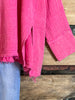 LIVE IN HARMONY 100% COTTON SHABBY SHIRT IN PINK