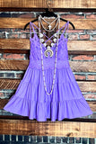 SWEET PASSION LACE BRALETTE TIERED CAMI TOP IN LAVENDER