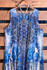 Dancing With Joy Blue & Multicolor Lace Dress