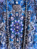Dancing With Joy Blue & Multicolor Lace Dress