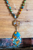 Bali Dream Sea Turquoise & Multi-Color Natural Stone Necklace