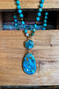 Bali Dream Sea Blue Turquoise Natural Stone Necklace