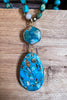 Bali Dream Sea Blue Turquoise Natural Stone Necklace