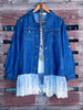 ALL GOOD REASONS LACE & DENIM JACKET