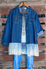 ALL GOOD REASONS LACE & DENIM JACKET