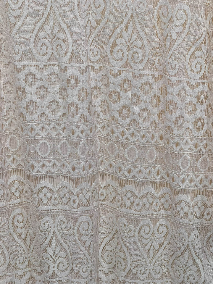Lace Beige Dress Lined --------Sale