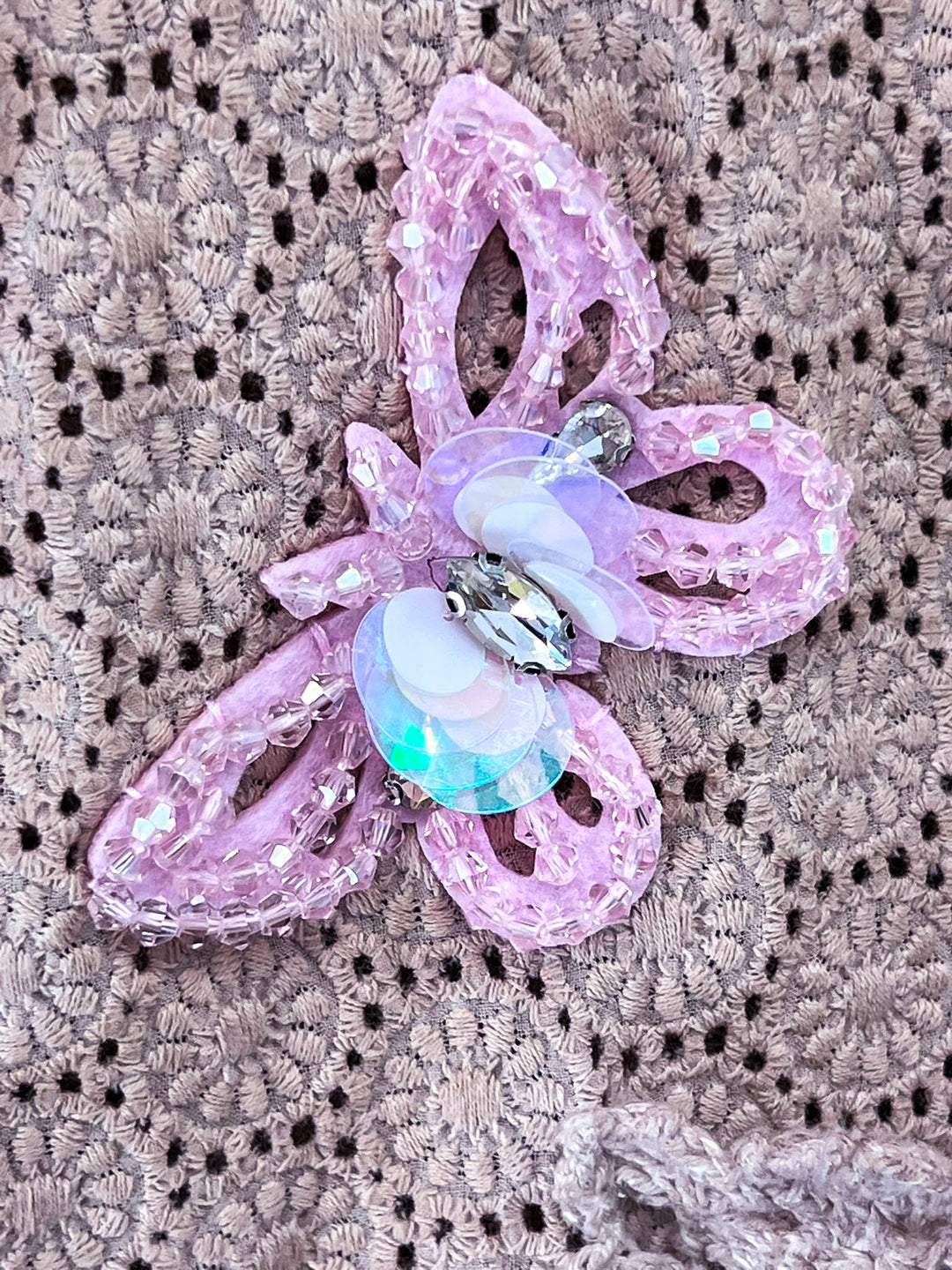 Pocket Full of Posies Vintage Crochet Vest