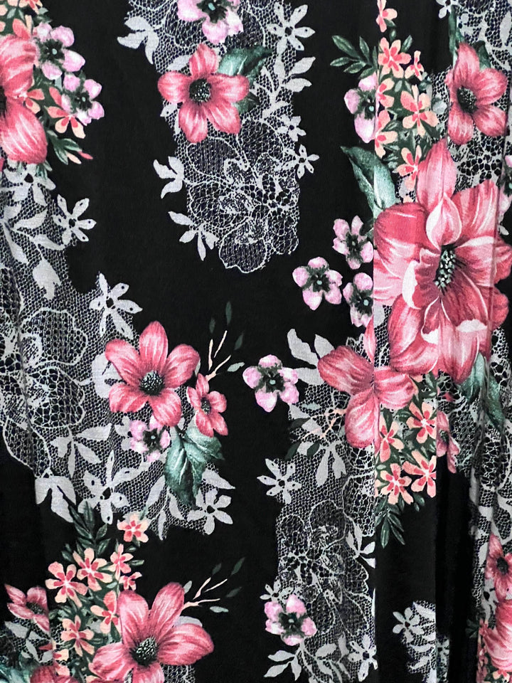 18-24 SIZE FLORAL TUNIC IN MULTI-COLOR-----------SALE