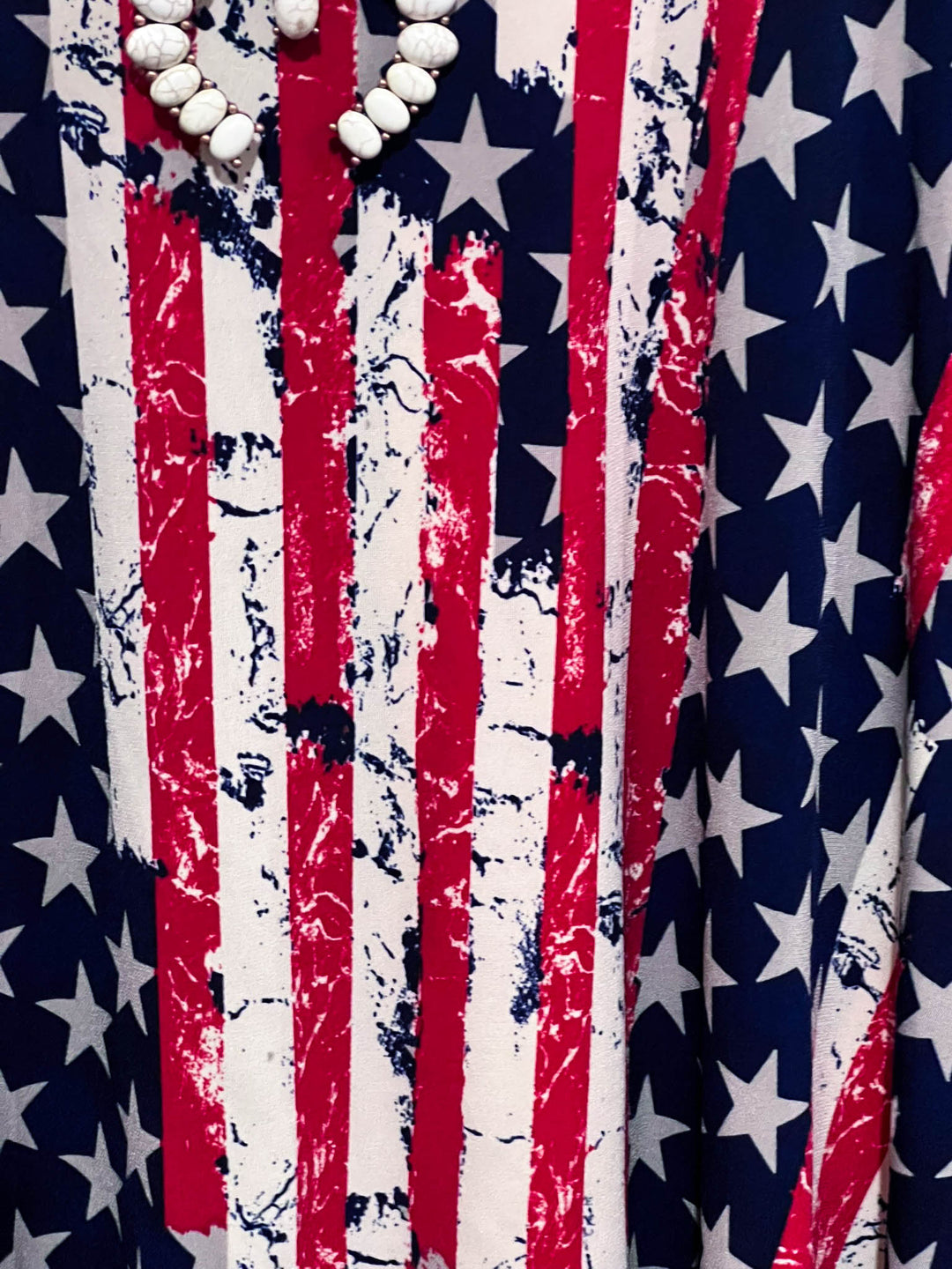 6-12 STARS & SPARKLES VINTAGE INSPIRED FLAG TUNIC---------------sale