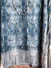 THE BEST LACE BLUE DENIM SLEEVELESS LONG TUNIC