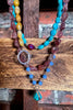 A FAIRYTALE NECKLACE NATURAL STONE MULTI-COLOR