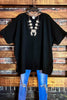 DOWNTOWN EASY LOOK TOP 1X-4X IN BLACK