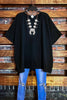 DOWNTOWN EASY LOOK TOP 1X-4X IN BLACK
