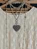 LOVE OF MY LIFE LACE LAYERED TUNIC DRESS IN BEIGE NATURAL