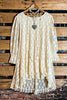 LOVE OF MY LIFE LACE LAYERED TUNIC DRESS IN BEIGE NATURAL