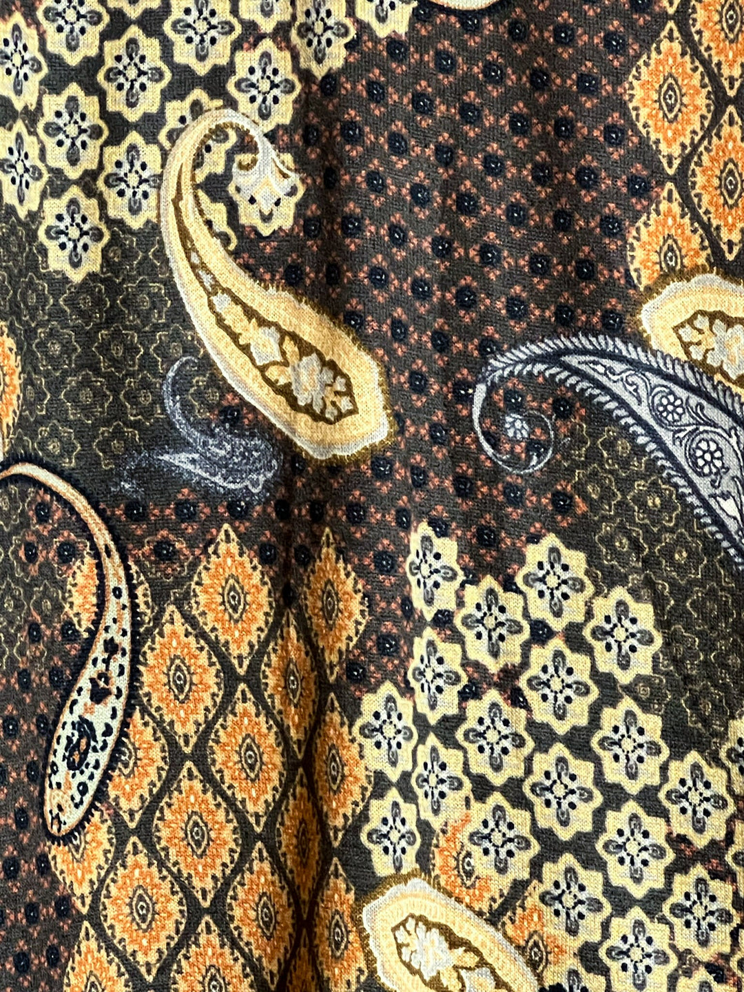 2X PAISLEY HACCI SOFT TUNIC IN BROWN -----SALE