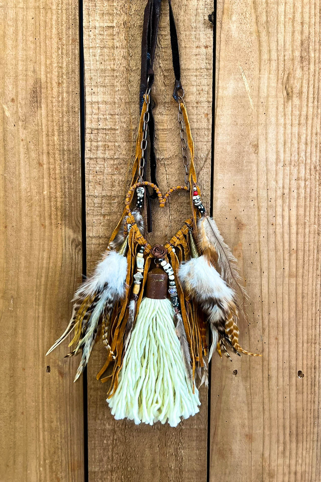 Heart Dream Catcher Artisan Handmade Necklace