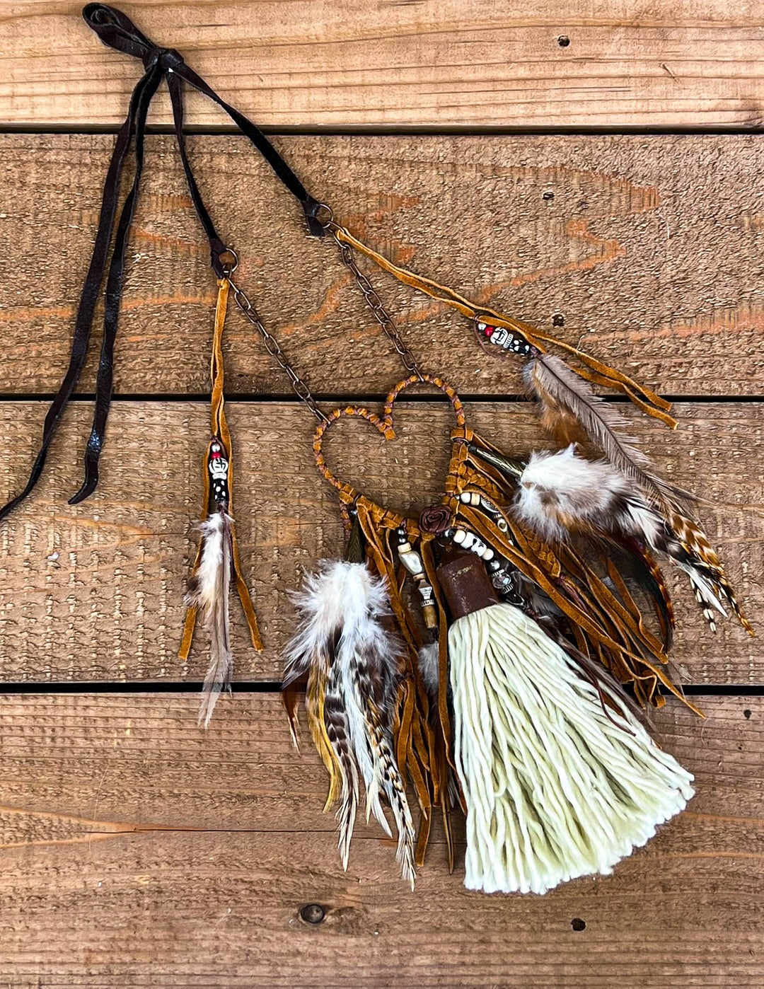 Heart Dream Catcher Artisan Handmade Necklace