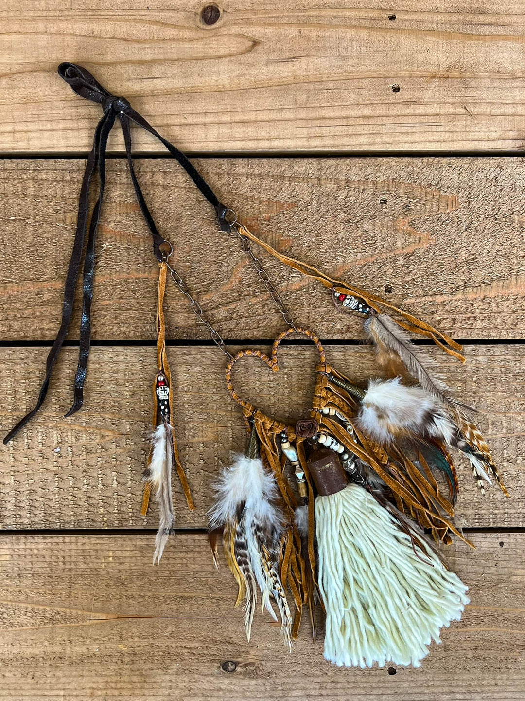 Heart Dream Catcher Artisan Handmade Necklace
