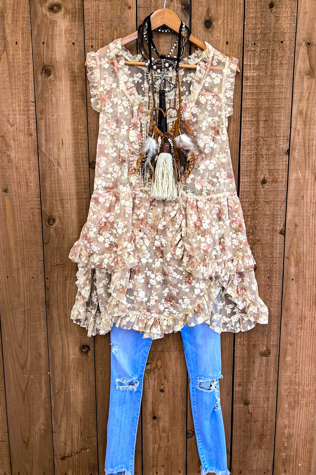 Perfection & Grace Lace Embellished Tunic