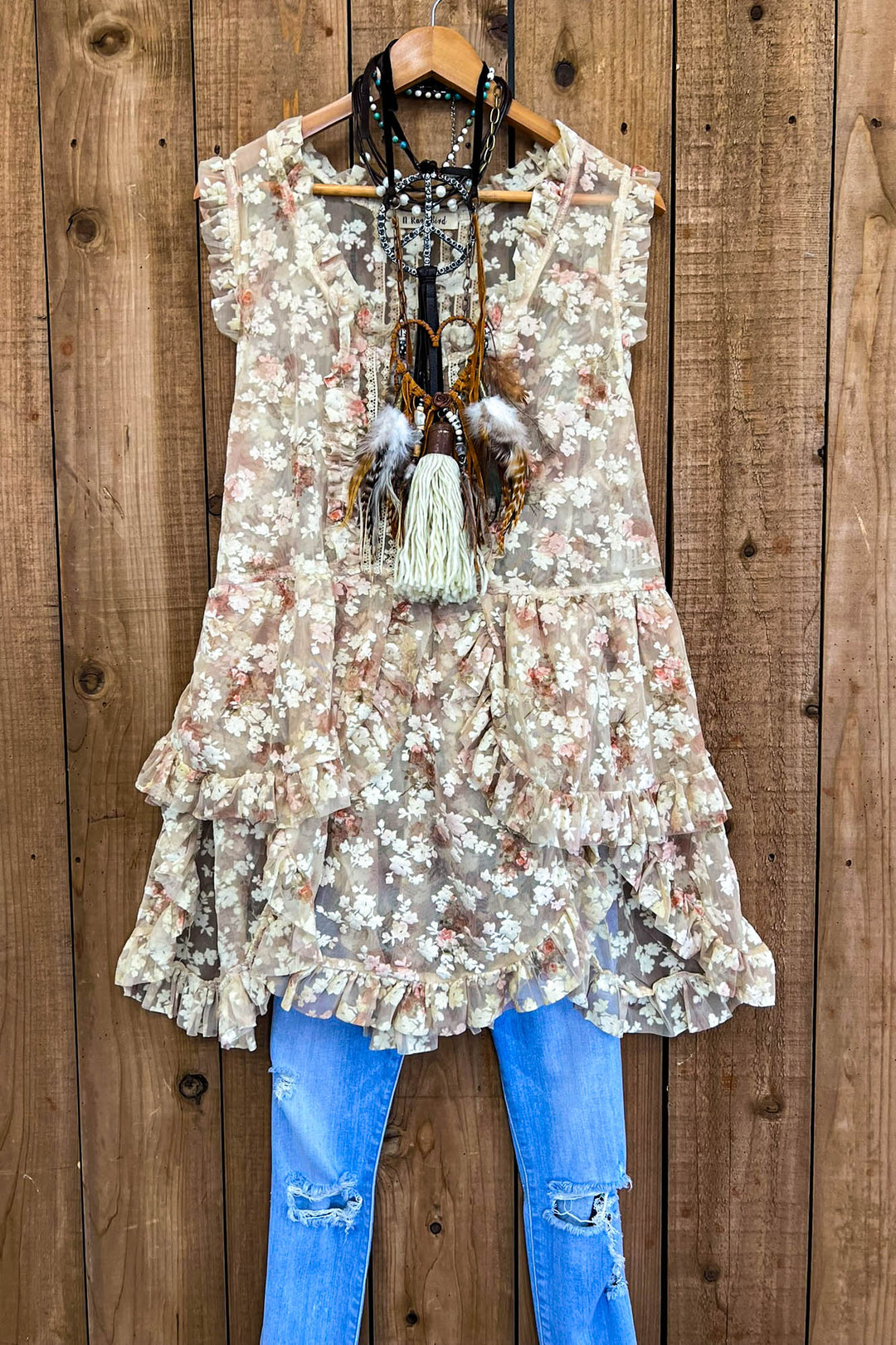 Perfection & Grace Lace Embellished Tunic