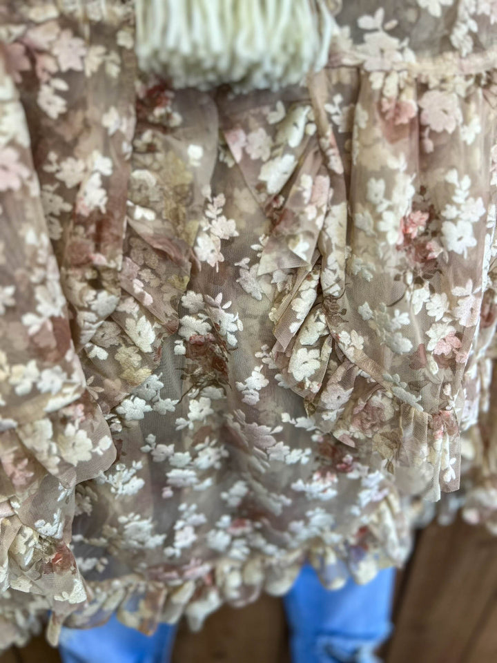 Perfection & Grace Lace Embellished Tunic