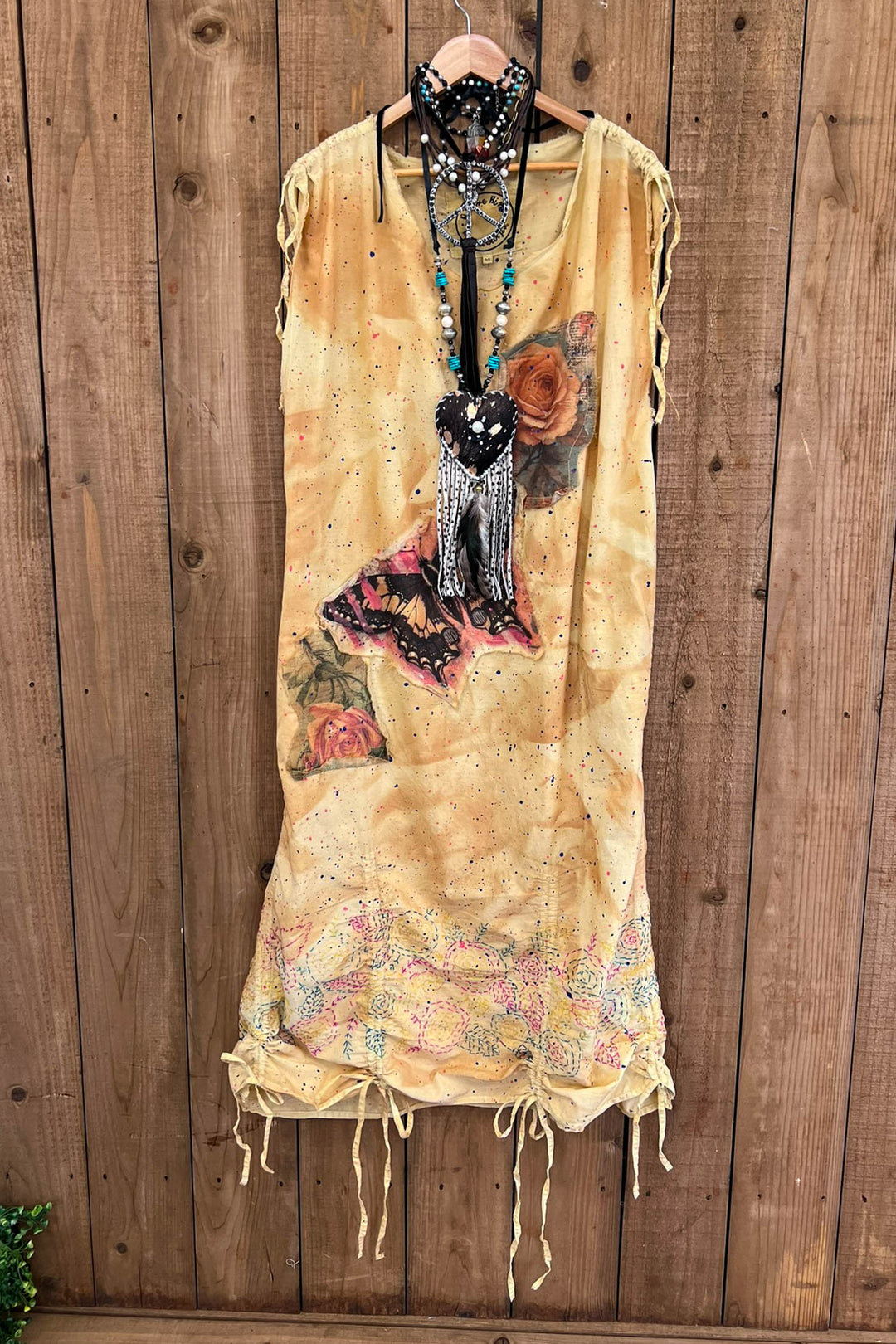 Fields Butterfly Journey Patchwork Dress - 100% Cotton