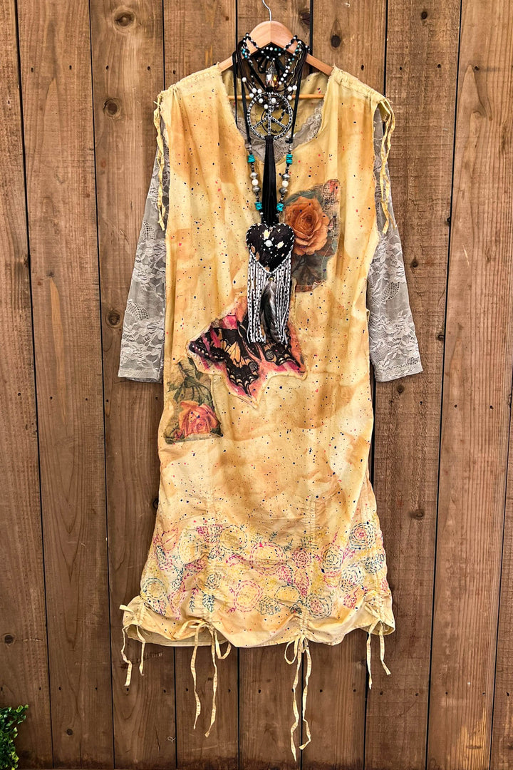 Fields Butterfly Journey Patchwork Dress - 100% Cotton