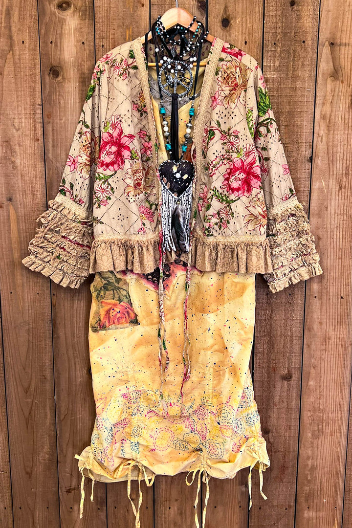 Fields Butterfly Journey Patchwork Dress - 100% Cotton