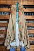 Best of My Love Bohemian-Vintage Inspired Vest Roses & Taupe