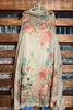 Best of My Love Bohemian-Vintage Inspired Vest Roses & Taupe