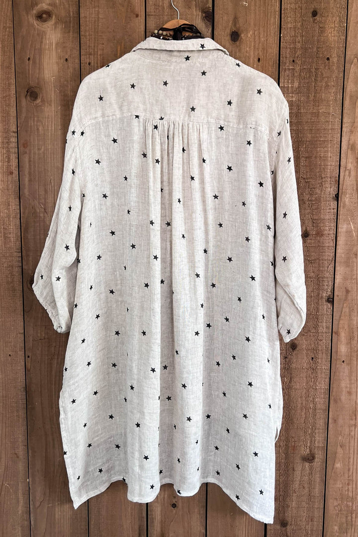 Endless Stars 100% Natural Linen Dress/Tunic